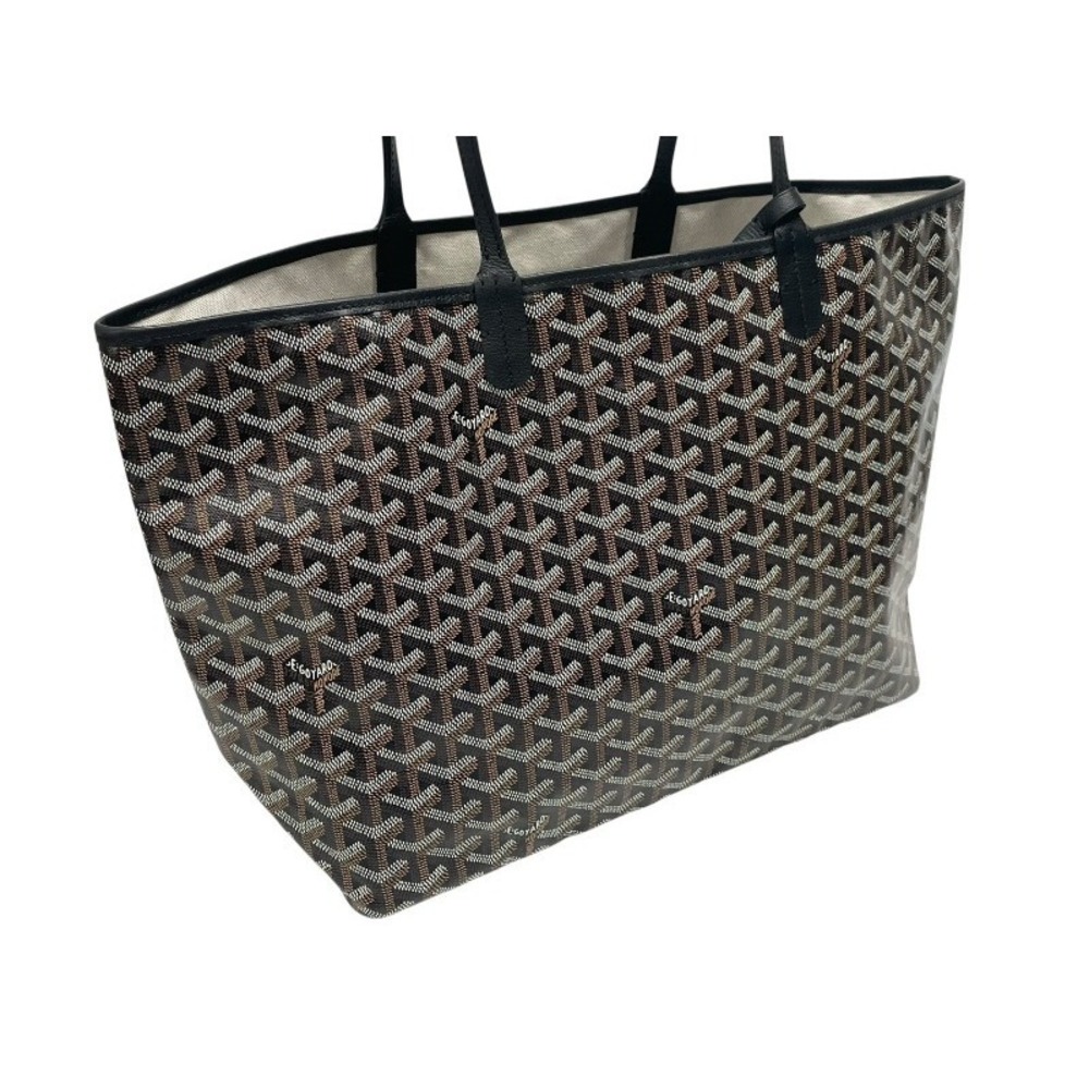 Goyard leather Saint Louis black bag tote - Picture 5 of 10
